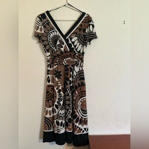 Sandra Darren Patterned Dress